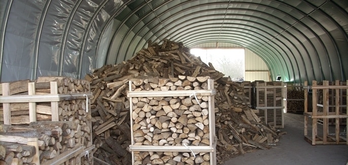 Stockage de bois